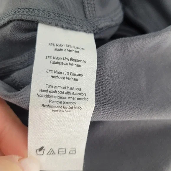 ALO yoga grey black high waisted bandage leggings size xxsmall - Picture 8 of 8